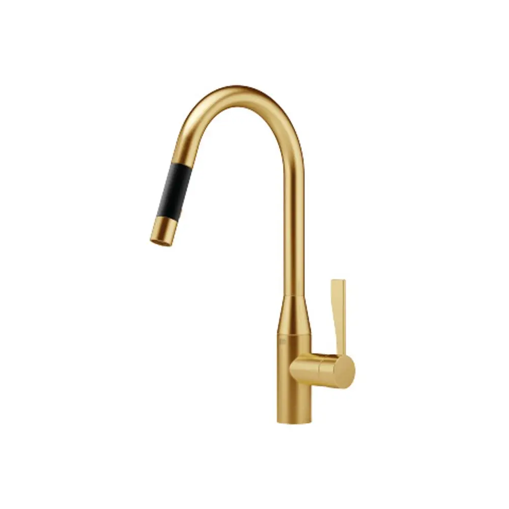 DORNBRACHT Einhebelmischer Pull-down mit Brausefunktion SYNC 33870895 Messing gebürstet (23kt Gold), 33870895-28 Galeriebild 1